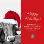 warm wishes from Bar Star Ranch